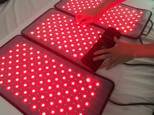 Led fototerapi cihazı 660nm 810nm kırmızı ışıklı terapi cihazı ev PDT fizyoterapi matı