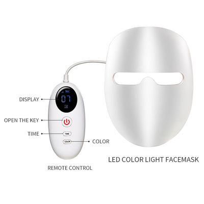 El Kızılötesi 7 Renk LED Işık Fotoğraf Terapisi Yüz Maskesi